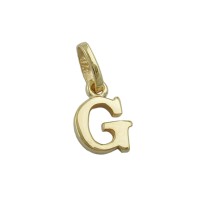 GALLAY Jewellery - Schmuck und Dekoration - Anhänger 8x6mm Buchstabe G glänzend 9Kt GOLD