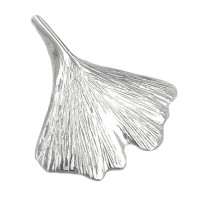 GALLAY Jewellery - Schmuck und Dekoration - Anhänger 26x27mm Ginkgoblatt glänzend Silber 925