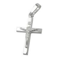 GALLAY Jewellery - Schmuck und Dekoration - Anhänger 17x11mm Kreuz mit Jesus glänzend Silber 925